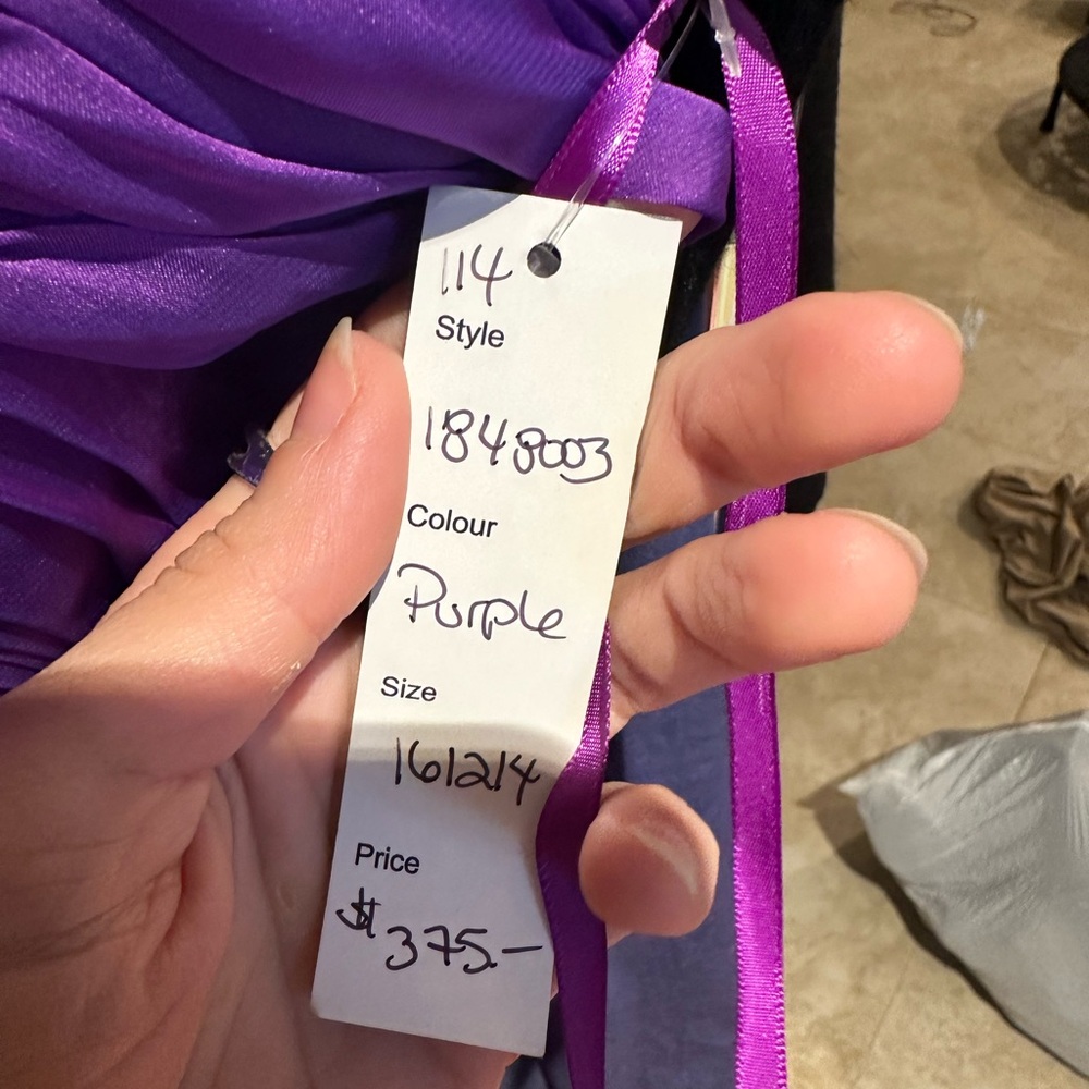 Purple Grown new w tag sz 12